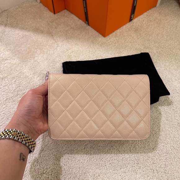 CHANEL WOC Beige Caviar GHW Bag - Picture 14 of 16